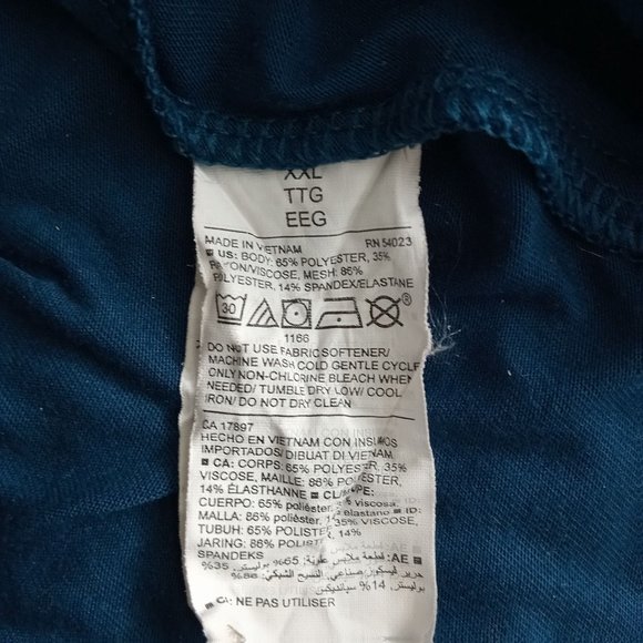 Old Navy Active Go Dry Size XXL Pretty Mesh Back - Picture 12 of 13
